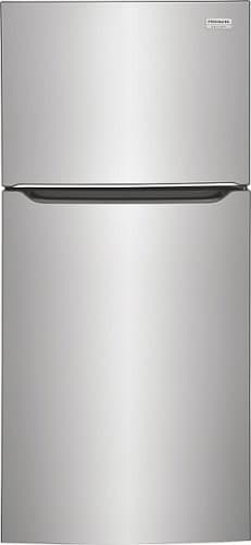 Frigidaire - Gallery 20 Cu. Ft. Garage Ready Top-Freezer Refrigerator - Smudge Proof Stainless Steel