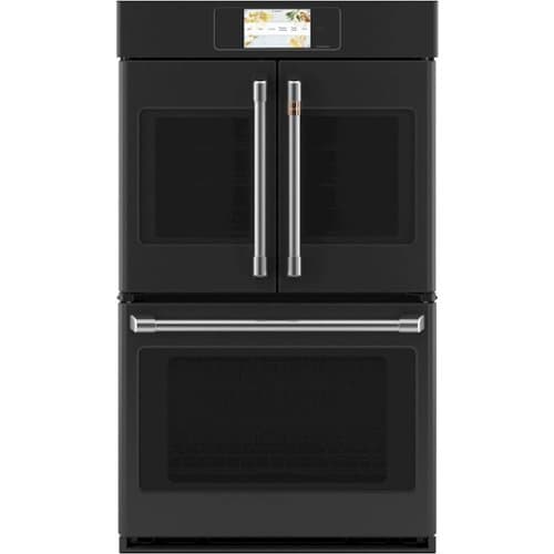 Café - Professional Series 30" Built-In Double Electric Convection Wall Oven, Customizable - Matte Black