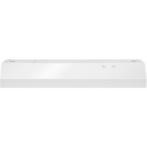 Whirlpool - 30 inches - Externally Vented - Wall Range Hood - White