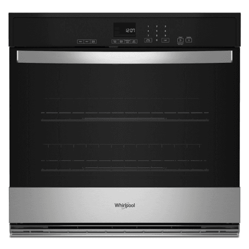 Whirlpool - 4.3 Cu. Ft. Single Self-Cleaning Wall Oven - Stainless Steel