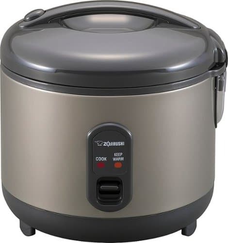 Zojirushi - 5.5 Cup (Uncooked) Automatic Rice Cooker & Warmer - Metallic Gray
