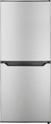 Insignia™ - 4.9 Cu. Ft. Mini Fridge with Bottom Freezer and ENERGY STAR Certification - Stainless Steel