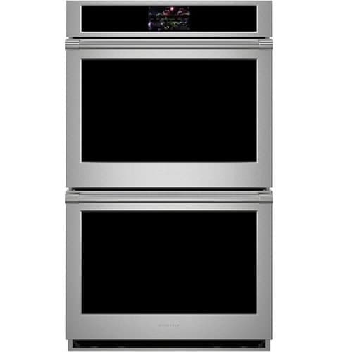 Monogram - Statement 30" Built-In Double Electric Convection Wall Oven with No-Preheat Air Fry and Precision Cooking - Stainless Steel