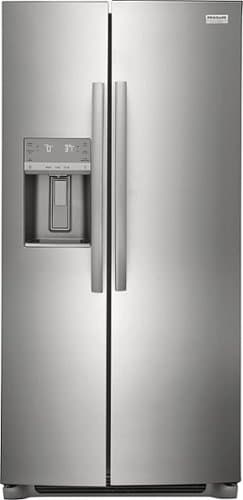 Frigidaire - Gallery 22.3 Cu. Ft. Side-by-Side Refrigerator - Smudge Proof Stainless Steel