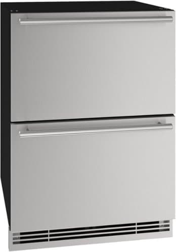 U-Line - 5.2 cu ft 1 Class 24” Refrigerator Drawers - Stainless Steel