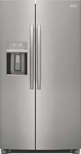 Frigidaire - Gallery 25.6 Cu. Ft. Side-by-Side Refrigerator - Smudge Proof Stainless Steel