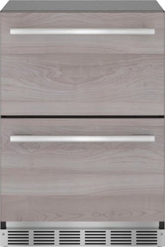 Thermador - 4.4 Cu. Ft. Built-in Double Drawer Under-Counter Refrigerator - Custom Panel Ready