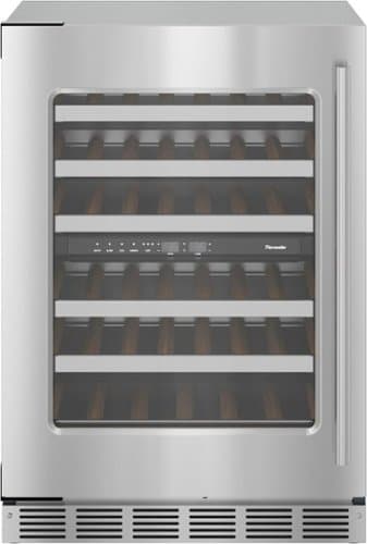 Thermador - Masterpiece Series 41-Bottle Built-In Wine Refrigerator - Stainless Steel