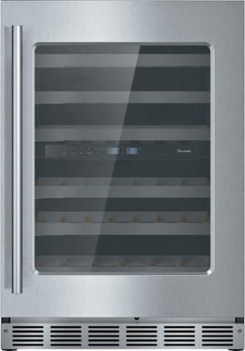 Thermador - Masterpiece Series 41-Bottle Built-In Wine Refrigerator - Stainless Steel