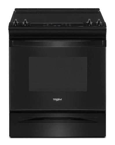 Whirlpool - 4.8 Cu. Ft. Slide-In Electric Range - Black