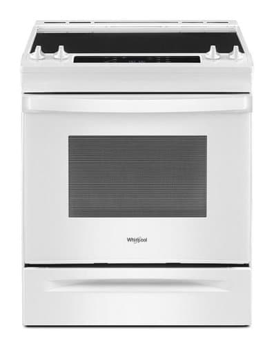 Whirlpool - 4.8 Cu. Ft. Slide-In Electric Range - White