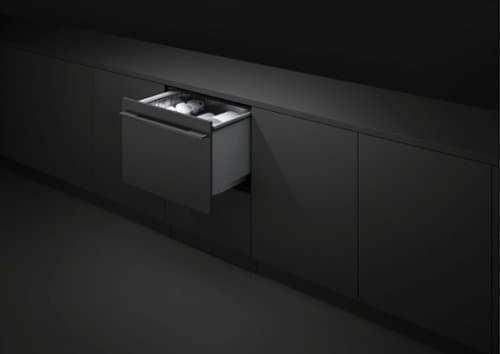 Fisher & Paykel - Integrated Single DishDrawer, Top Control, Tall, Stainelss Interior, Panel Ready 43 dba - Multi