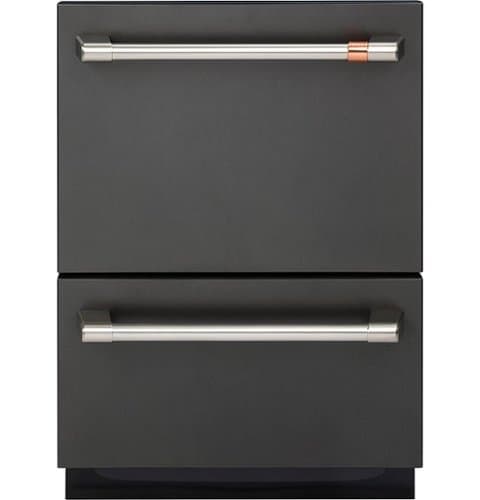 Café - 24" Top Control Built-In Double Drawer Dishwasher, Customizable - Matte Black