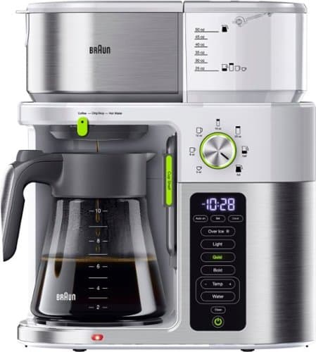 Braun - MultiServe Drip Coffee - White/Stainless Steel