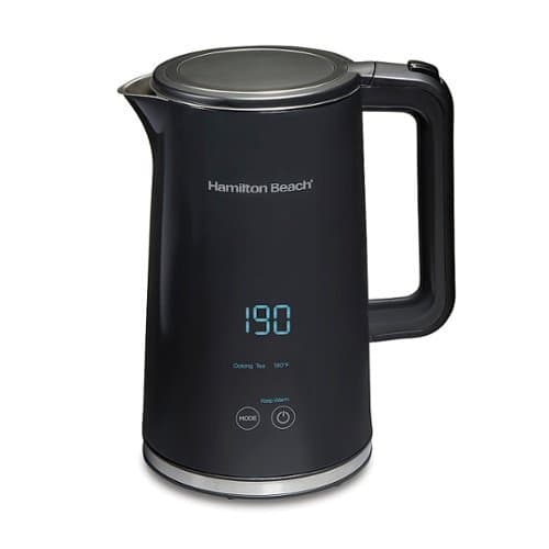 Hamilton Beach - Cool-Touch Digital 1.7 Liter Kettle - Black