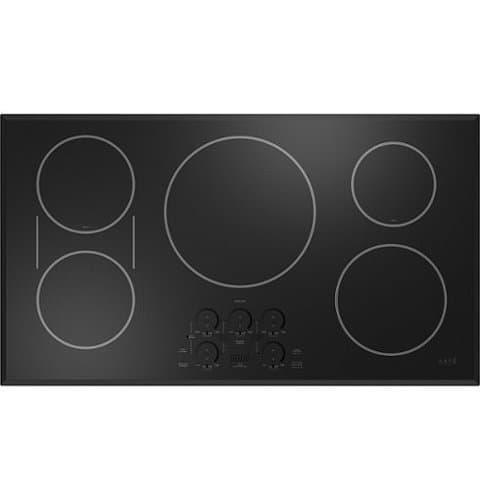 Café - ENERGY STAR 36" Built-In Touch Control Electric Induction Cooktop - Black