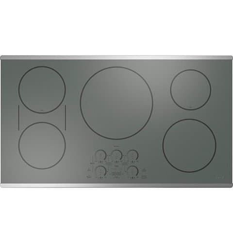 Café - ENERGY STAR 36" Built-In Touch Control Electric Induction Cooktop - Stainless Steel