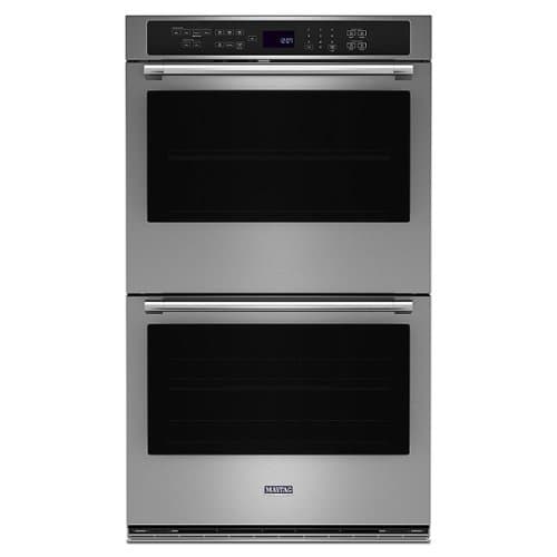 Maytag - 30" Built-In Electric Convection Double Wall Oven with Air Fry - Stainless Steel