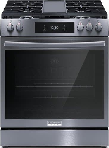 Frigidaire - Gallery 6.1 Cu. Ft. Slide-In Gas Total Convection Range with No Preheat and Air Fry - Black