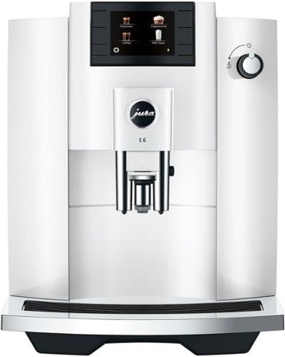 JURA - E6 Espresso Machine with Easy Cappuccino Function - Piano White