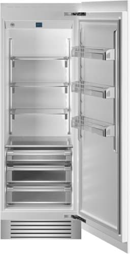 Bertazzoni - 17.4 cu ft Built-in Refrigerator Column with Interior TFT touch & Scroll Interface - Custom Panel Ready