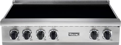 Viking - 36-inch wide Induction Rangetop - Stainless/Black glass