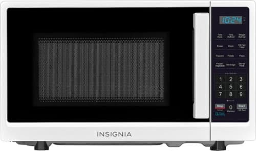 Insignia™ - .7 Cu. Ft. Compact Microwave - White