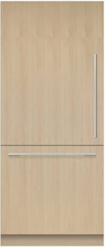 Fisher & Paykel - Series 36 19.2 cu ft Bottom Freezer Freestanding Refrigerator Left Hinge Panel Ready - Custom Panel Ready