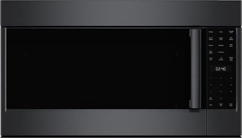 Bosch - 800 Series 1.9 Cu. Ft. Convection Over-the-Range Microwave with Sensor Cooking - Black Stainless Steel