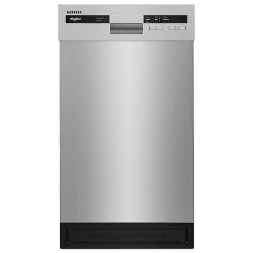 Whirlpool - 18" Front Control Built-In Tub Dishwasher with Cycle Memory and 50 dBA - Stainless Steel