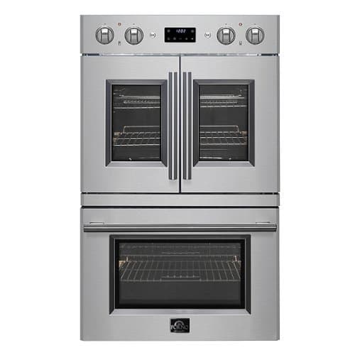 Forno Appliances - Asti 30 in. Electric Double Wall Oven with French Doors - Stainless Steel