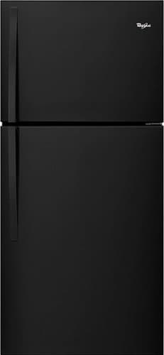 Whirlpool - 19.2 Cu. Ft. Top-Freezer Refrigerator - Black