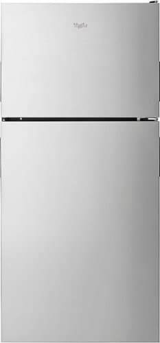 Whirlpool - 18.2 Cu. Ft. Top-Freezer Refrigerator - Stainless Steel
