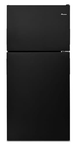 Amana - 18 Cu. Ft. Top-Freezer Refrigerator - Black