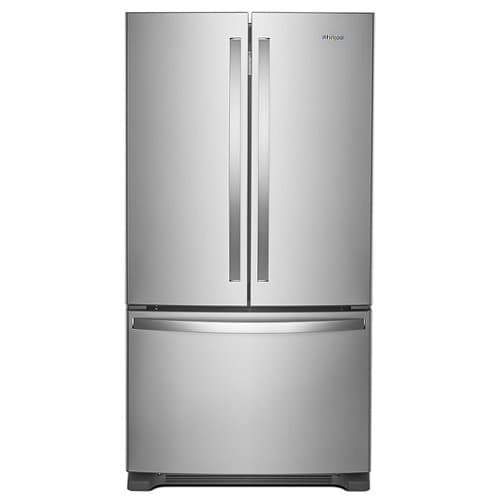 Whirlpool - 25.2 Cu. Ft. French Door Refrigerator with Internal Water Dispenser - Stainless Steel