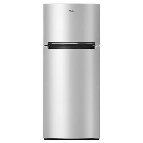 Whirlpool - 17.6 Cu. Ft. Top-Freezer Fingerprint Resistant Refrigerator - Stainless Steel