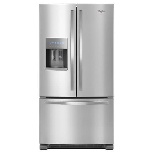 Whirlpool - 24.7 Cu. Ft. French Door Refrigerator - Stainless Steel