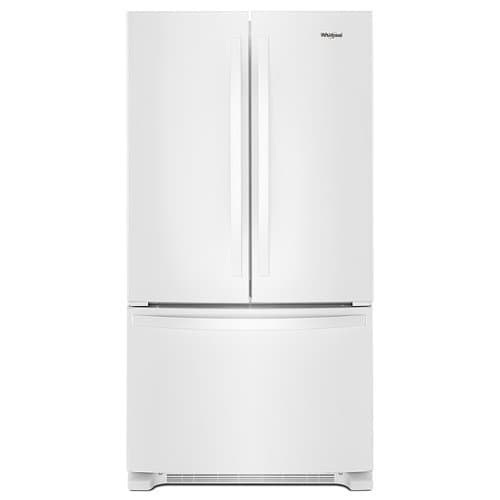 Whirlpool - 25.2 Cu. Ft. French Door Refrigerator with Internal Water Dispenser - White