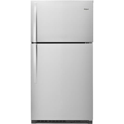 Whirlpool - 21.3 Cu. Ft. Top-Freezer Refrigerator - Stainless Steel