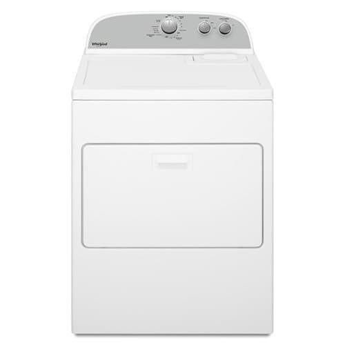 Whirlpool - 7 Cu. Ft. Electric Dryer with AutoDry Drying System - White