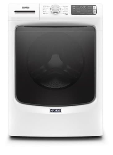 Maytag - 4.5 Cu. Ft. High-Efficiency Stackable Front Load Washer with Steam and Fresh Spin - White