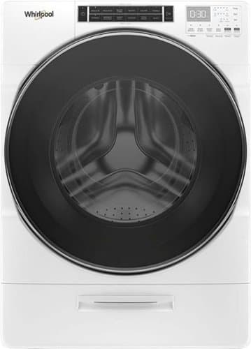 Whirlpool - 5.0 Cu. Ft. High Efficiency Stackable Front Load Washer with Steam and FanFresh - White