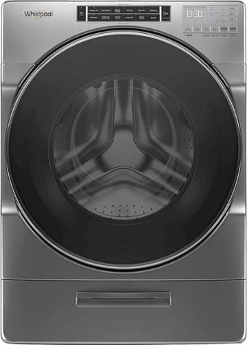 Whirlpool - 4.3 Cu. Ft. High Efficiency Stackable Front Load Washer with Load & Go XL Dispenser - Gray