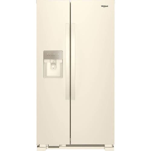 Whirlpool - 21.4 Cu. Ft. Side-by-Side Refrigerator - Biscuit