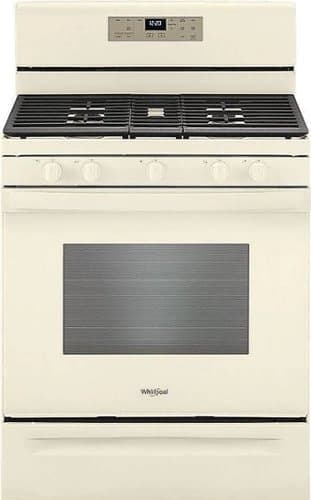 Whirlpool - 5.0 Cu. Ft. Freestanding Gas Range with Self-Cleaning and SpeedHeat Burner - Biscuit