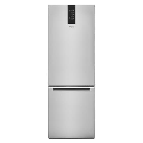 Whirlpool - 12.7 Cu. Ft. Bottom-Freezer Counter-Depth Refrigerator - Stainless Steel