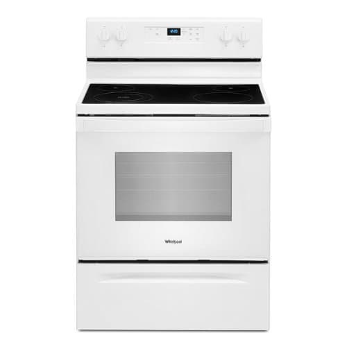 Whirlpool - 5.3 Cu. Ft. Freestanding Electric Range with Keep Warm Setting - White