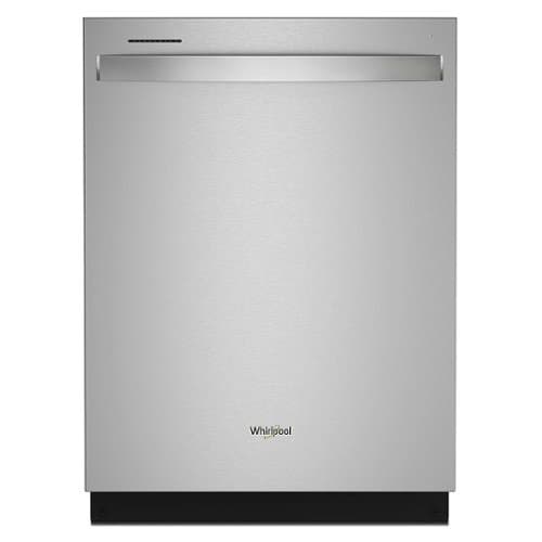 Whirlpool - 24" Top Control Built-In Tub Dishwasher with 3rd Rack, Large Capacity, 47 dBA - Stainless Steel