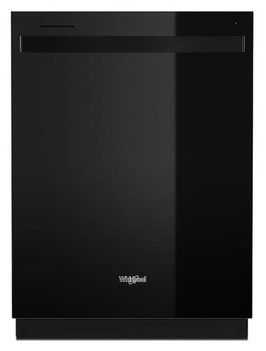 Whirlpool - 24" Top Control Built-In Stainless Steel Tub Dishwasher with 3rd Rack, Large Capacity, 47 dBA - Black