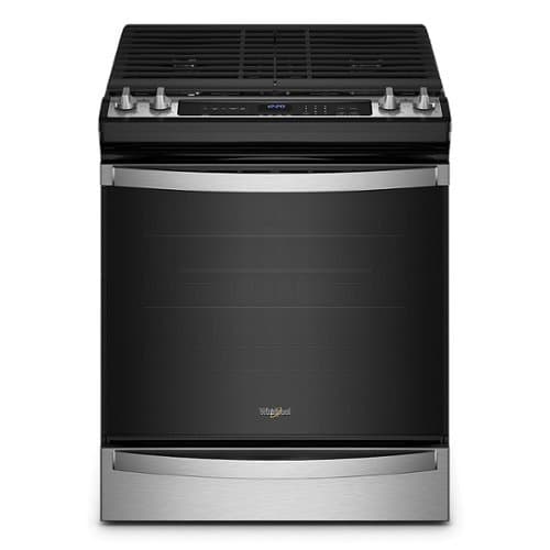 Whirlpool - 5.8 Cu. Ft. Freestanding Gas True Convection Range with Air Fry for Frozen Foods - Stainless Steel